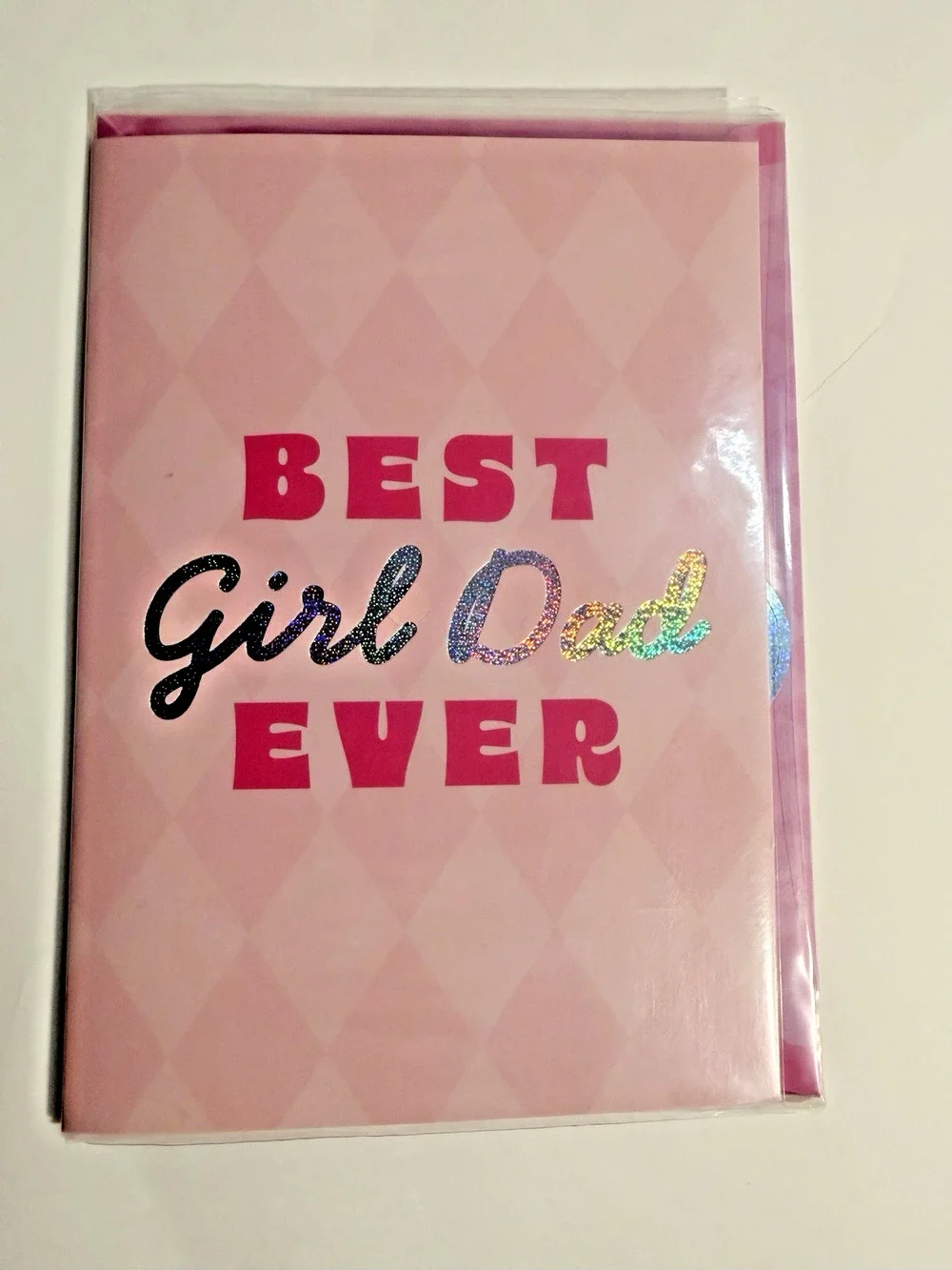 Best Girl Dad Ever Fathers Day Card